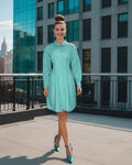 Naya Dress (Turquoise)